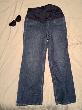 J. Crew Dark Blue Maternity Jeans